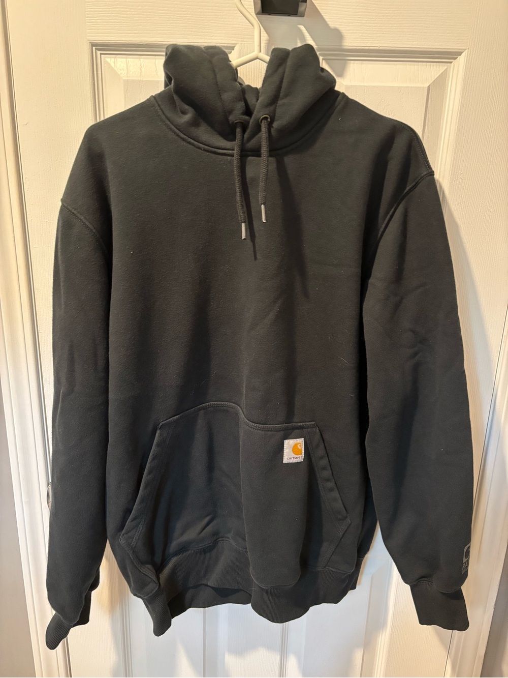 Carhartt Men's Rain Defender Heavyweight Pullover Hoodie Size Medium - Picture 2 of 8